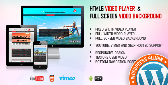 Video Player & FullScreen Video Background - WordPress Plugin