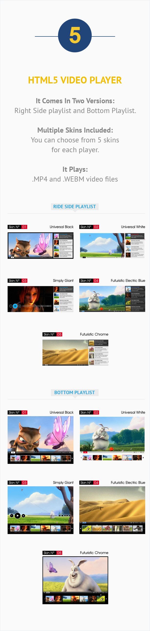WPBakery Page Builder Addon – HTML5 Video Player