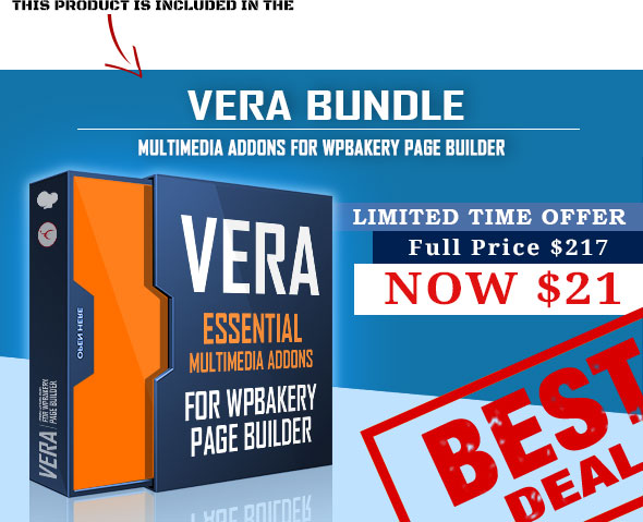 Vera - Essential Multimedia Addons for WP Bakery Page Builder